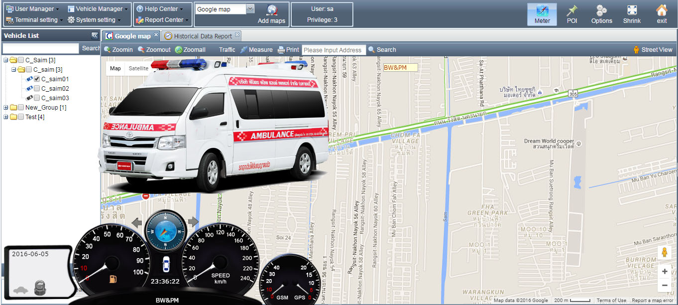 gps รถพยาบาล มาตรฐานการแพทย์ฉุกเฉิน โรงพยาบาลชั้นนำเลือกใช้